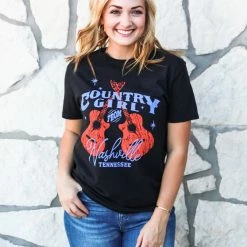 BENIE LA Country Girl Graphic Tee
