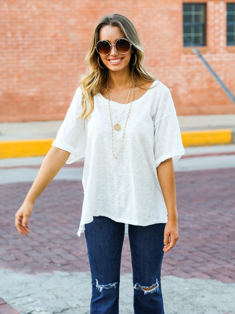 Adora The Side Slit Loose Top 4 Adora The Side Slit Loose Top