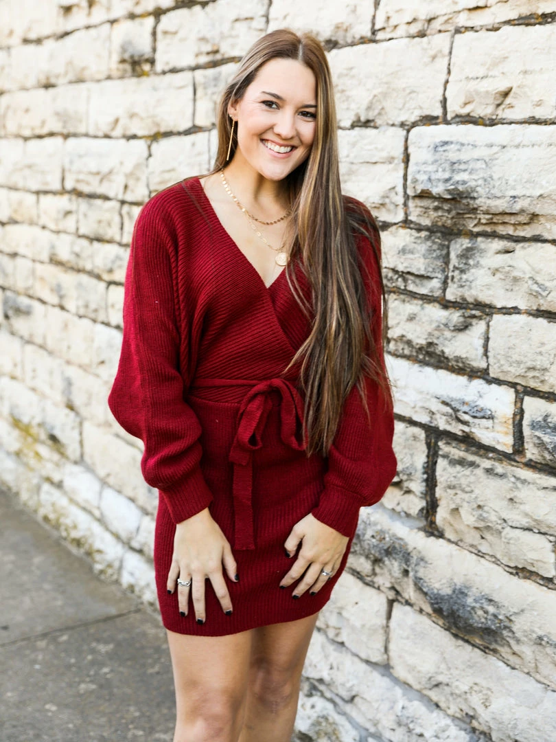 Peach Love California Small The Belted Waist Knit Dress 6 Peach Love California Small The Belted Waist Knit Dress