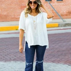 Adora The Side Slit Loose Top 20 Adora The Side Slit Loose Top