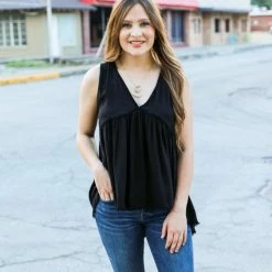 UPMOST Small The V Neck Flowy Tank 20 UPMOST Small The V Neck Flowy Tank