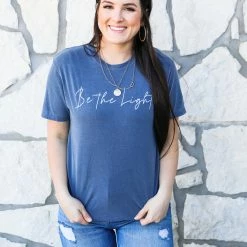 BENIE LA Graphic Tees & Tanks Be The Light Tee