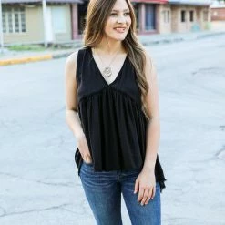 UPMOST Small The V Neck Flowy Tank 21 UPMOST Small The V Neck Flowy Tank