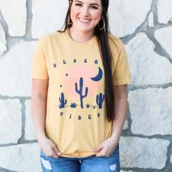 BENIE LA Graphic Tees & Tanks Desert Vibes Tee