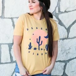 BENIE LA Graphic Tees & Tanks Desert Vibes Tee