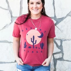 BENIE LA Graphic Tees & Tanks Desert Vibes Tee