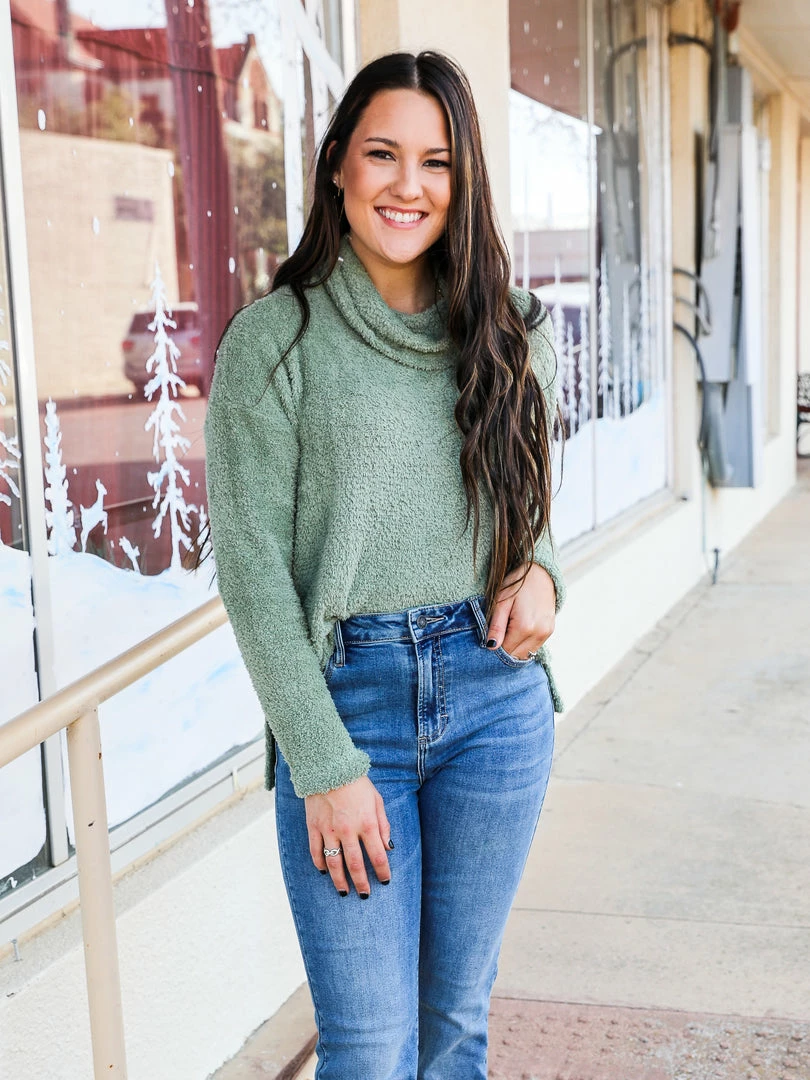 First Love The Fuzzy Cowl Neck Top 2 First Love The Fuzzy Cowl Neck Top