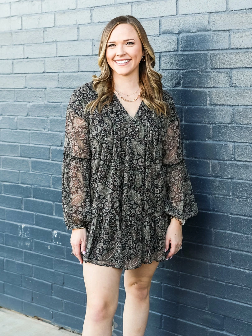 Peach Love California Small The Paisley Babydoll Dress 5 Peach Love California Small The Paisley Babydoll Dress