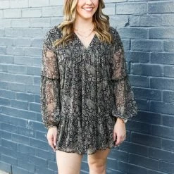 Peach Love California Small The Paisley Babydoll Dress 11 Peach Love California Small The Paisley Babydoll Dress