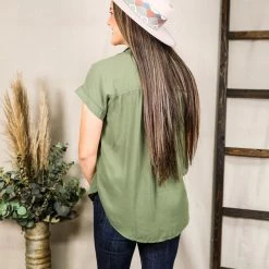 Hem & Thread The Trimmed Drop Shoulder Top