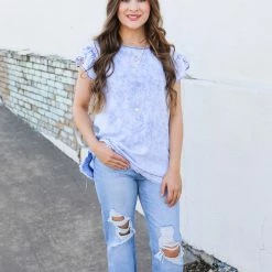 Doe & Rae The Dolman Ruffle Top