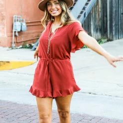 Wishlist Large The Crinkle Chiffon Romper