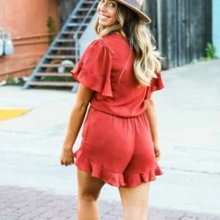 Wishlist Large The Crinkle Chiffon Romper