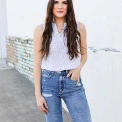 Doe & Rae Tops The Penny Striped Top 10 Doe & Rae Tops The Penny Striped Top