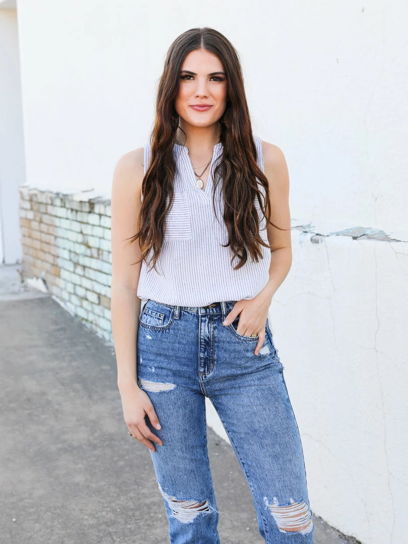 Doe & Rae Tops The Penny Striped Top 6 Doe & Rae Tops The Penny Striped Top