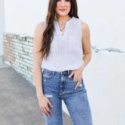 Doe & Rae Tops The Penny Striped Top