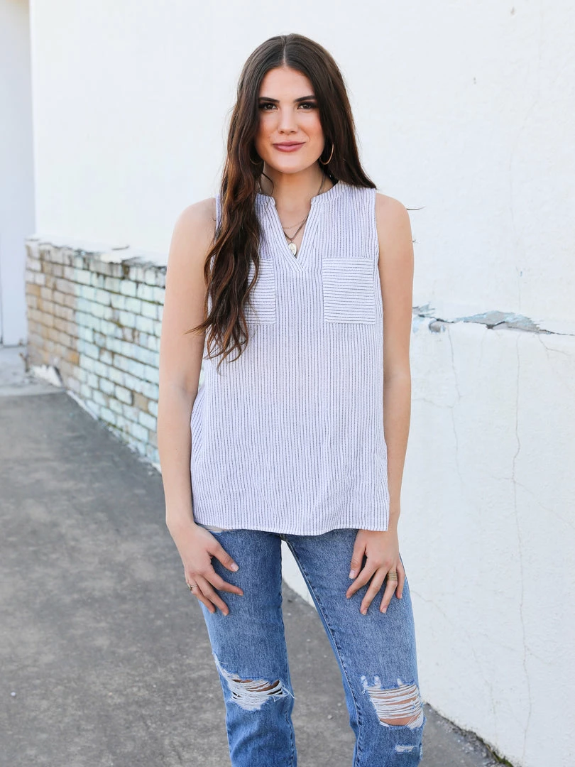 Doe & Rae Tops The Penny Striped Top 7 Doe & Rae Tops The Penny Striped Top