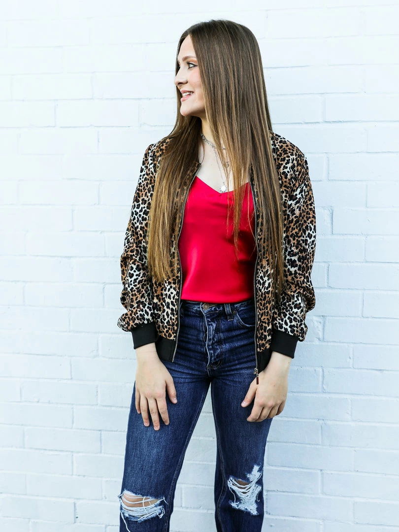 Ee.some The Cheetah Print Bomber Jacket Small 3 Ee.some The Cheetah Print Bomber Jacket Small