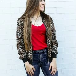 Ee.some The Cheetah Print Bomber Jacket Small