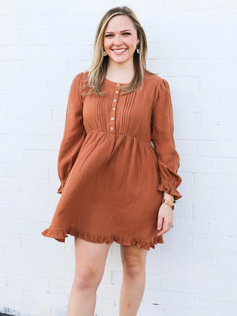 Jodifl Small The Toffee Button Dress 6 Jodifl Small The Toffee Button Dress
