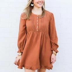 Jodifl Small The Toffee Button Dress 12 Jodifl Small The Toffee Button Dress