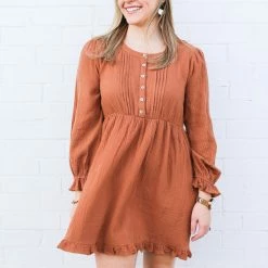 Jodifl Small The Toffee Button Dress 13 Jodifl Small The Toffee Button Dress