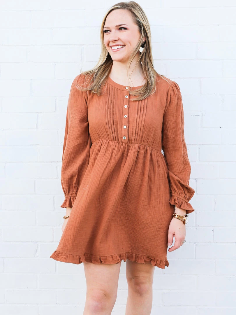 Jodifl Small The Toffee Button Dress 8 Jodifl Small The Toffee Button Dress