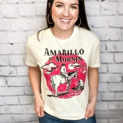 Country Deep Graphic Tees & Tanks Amarillo By Morning Tee