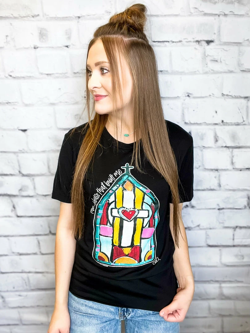 Texas True Threads The House That Built Me Tee Small 4 Texas True Threads The House That Built Me Tee Small