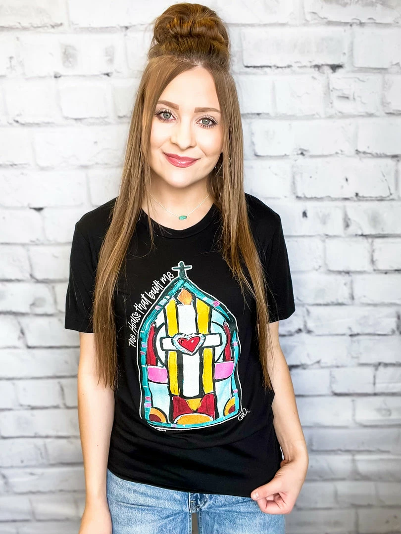 Texas True Threads The House That Built Me Tee Small 5 Texas True Threads The House That Built Me Tee Small