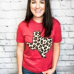 Texas True Threads New Leopard Texas Tee Graphic Tees & Tanks
