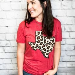 Texas True Threads New Leopard Texas Tee Graphic Tees & Tanks