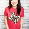 Texas True Threads New Leopard Texas Tee Graphic Tees & Tanks
