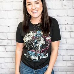 Country Deep Thunder Rolls Tee Large