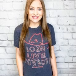 Country Deep Small Long Live Cowboys Graphic