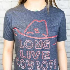 Country Deep Small Long Live Cowboys Graphic