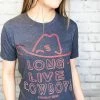 Country Deep Small Long Live Cowboys Graphic