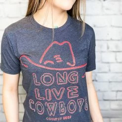 Country Deep Small Long Live Cowboys Graphic