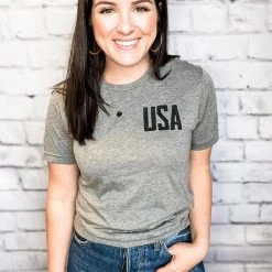 Texas True Threads Small Back The Brave Tee