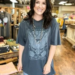 Zutter Free Bird Vintage Oversized Tee 10 Zutter Free Bird Vintage Oversized Tee