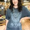 Zutter Free Bird Vintage Oversized Tee