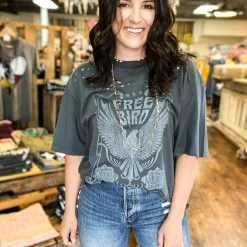 Zutter Free Bird Vintage Oversized Tee