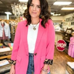 Jodifl Small The Leopard Lined Blazer