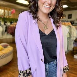 Jodifl Small The Leopard Lined Blazer