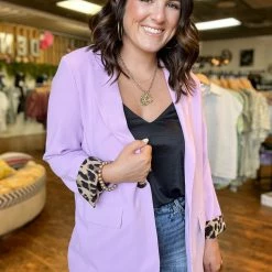 Jodifl Small The Leopard Lined Blazer