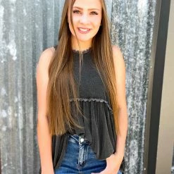 POL The Tammy Babydoll Tank Small