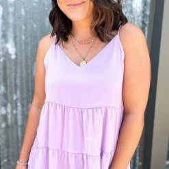 Ee.some Tiered V Neck Tank