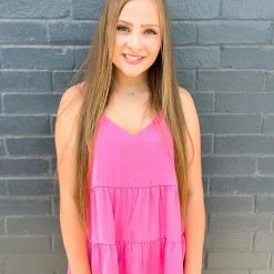 Ee.some Tiered V Neck Tank