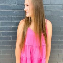 Ee.some Tiered V Neck Tank