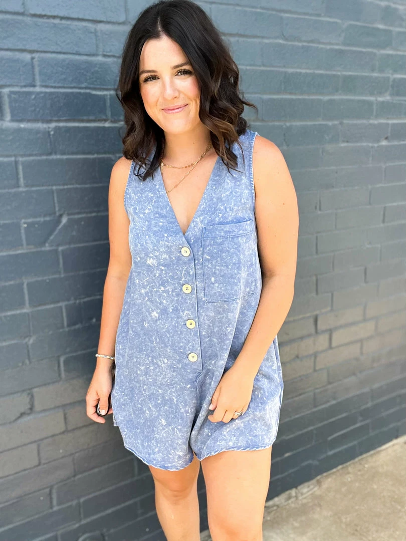 Entro Small The Little Denim Romper 5 Entro Small The Little Denim Romper